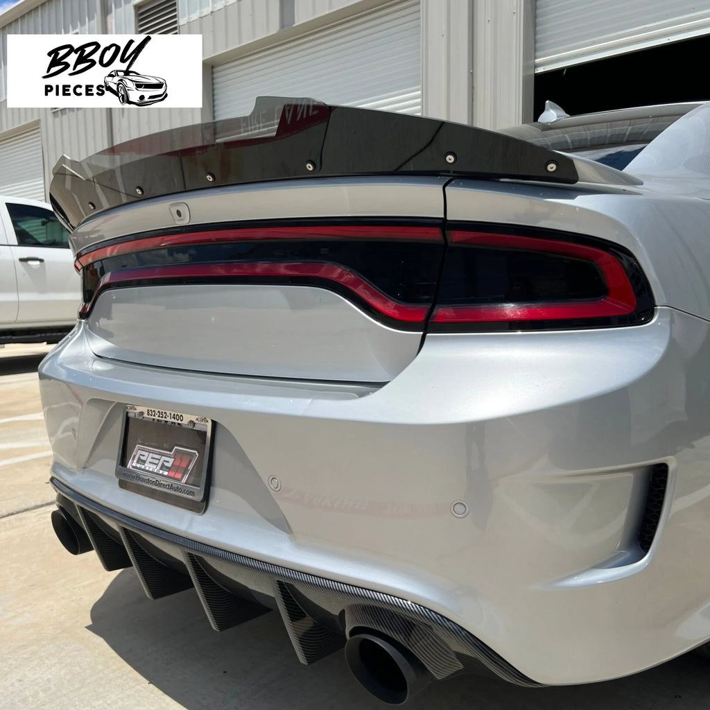BBOY Pieces — Dodge Charger Wickerbill addon for Pre-existing Spoiler clear thinner