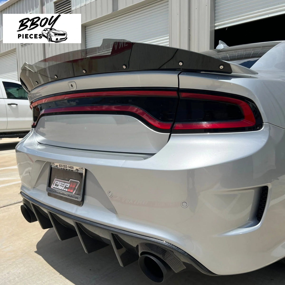 BBOY Pieces — Dodge Charger Wickerbill addon for Pre-existing Spoiler clear thinner