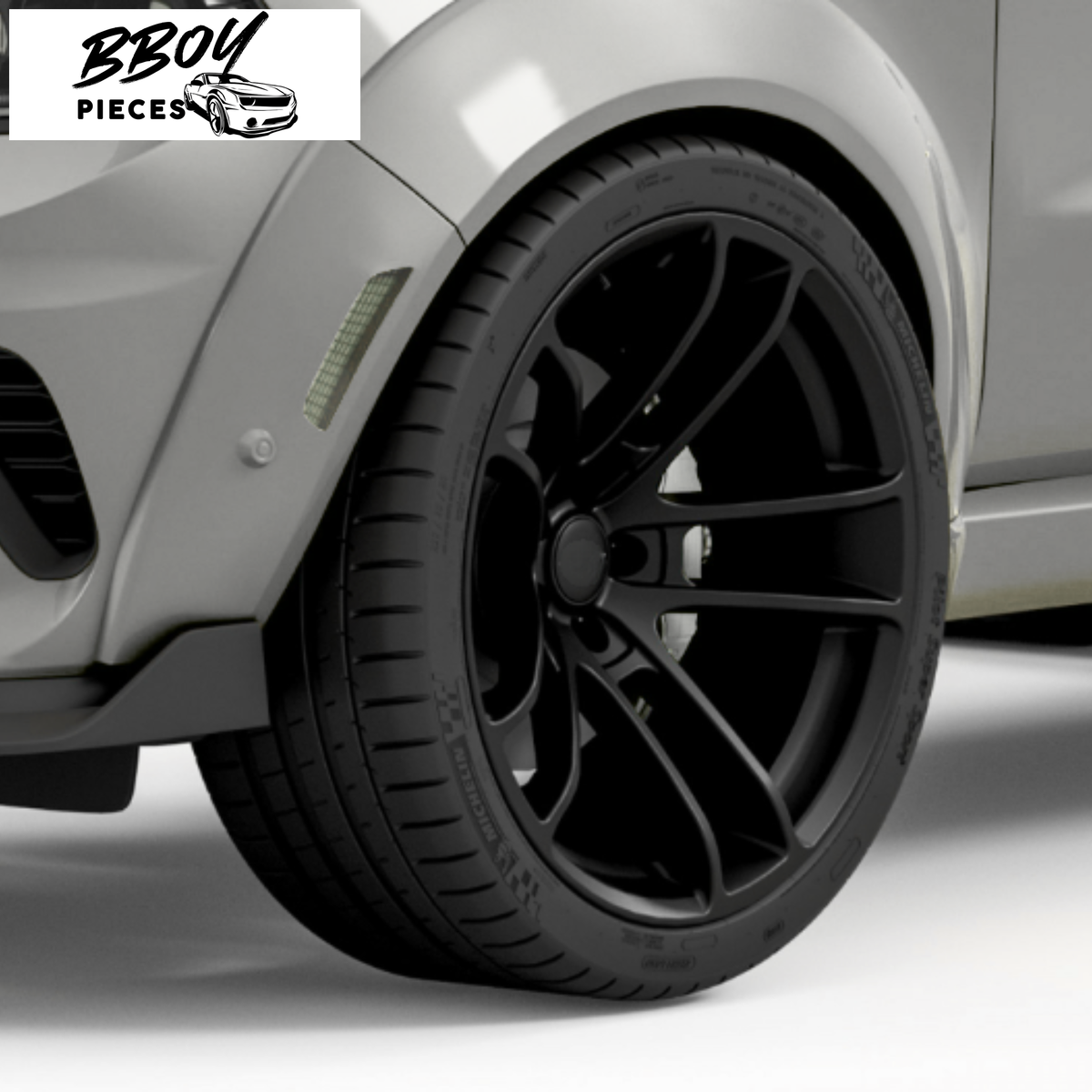 Jeep/Durango Widebody Hellcat 2 Style Matte Rims (20"x11") -6 Offset — BBOY Pieces