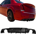 Chrysler rear 300 Round Tip Conversion Diffuser Gloss Black