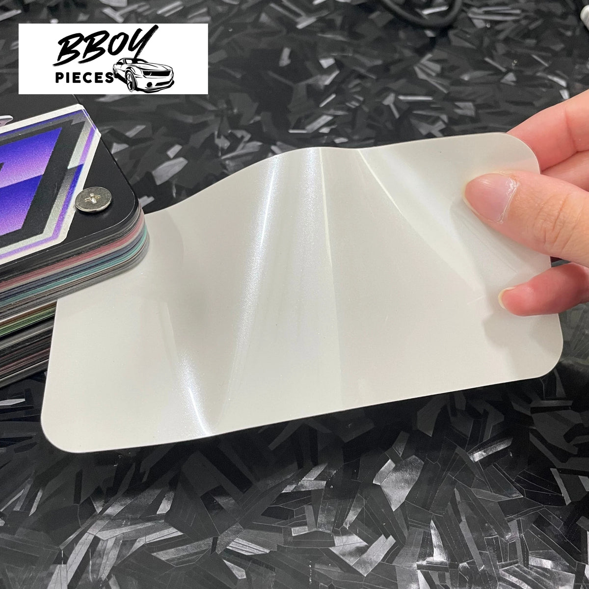 Super Gloss Original Paint Pearl White - BBOY Pieces Vinyl Wrap Material (Price does NOT include installation.)