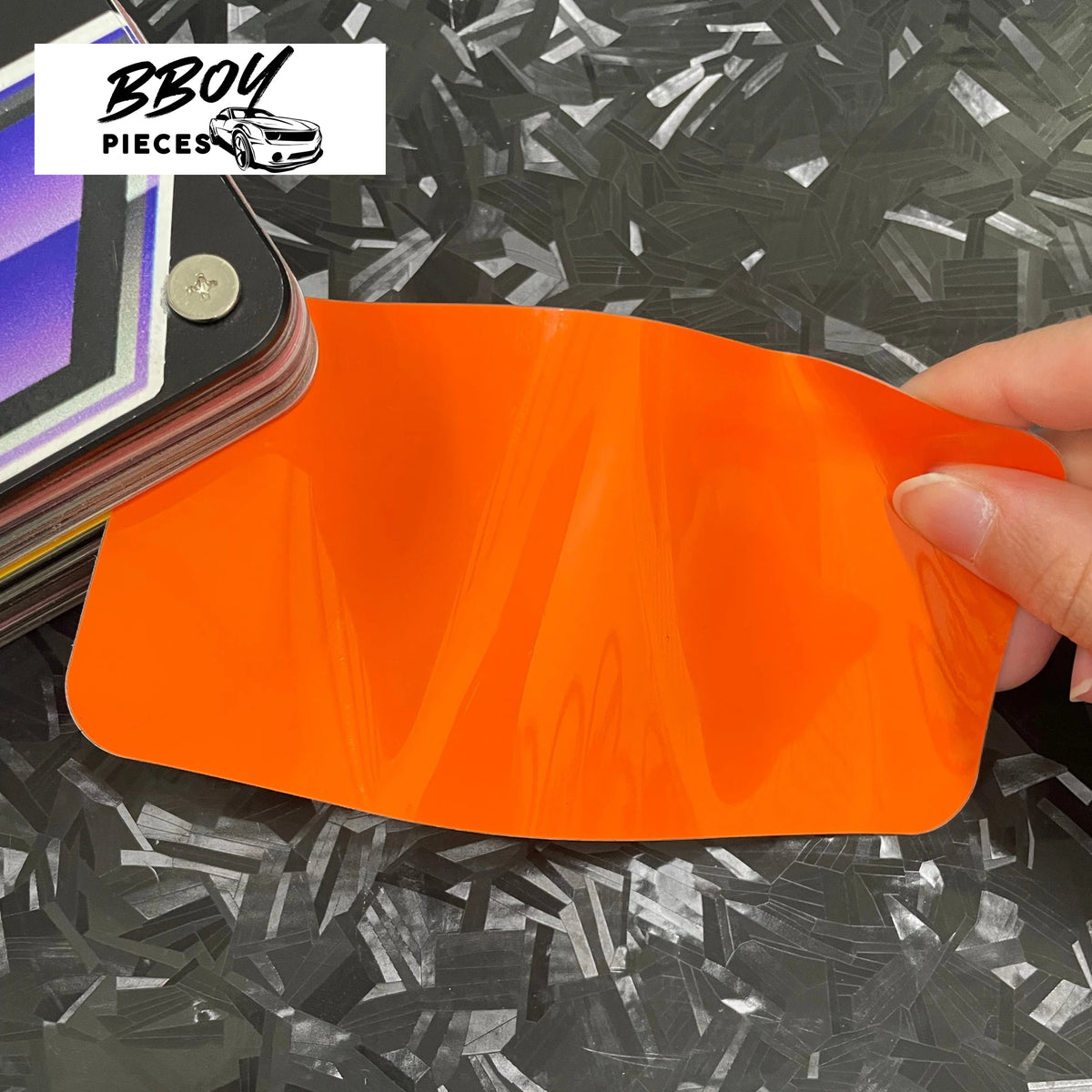 Super Gloss Hermes Orange - BBOY Pieces Vinyl Wrap Material (Price does NOT include installation.)