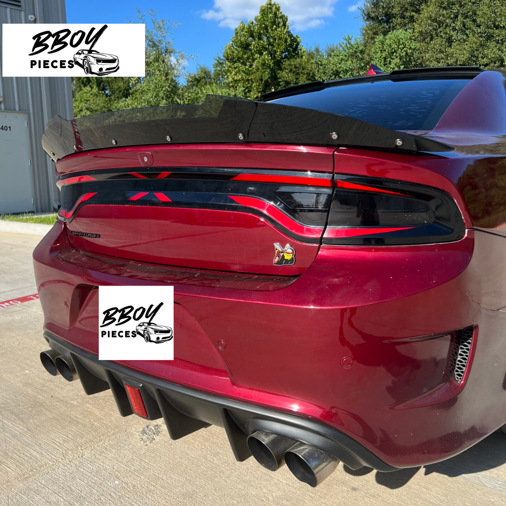 Dodge Charger Wickerbill addon for Pre-existing Spoiler clear thinner — BBOY Pieces