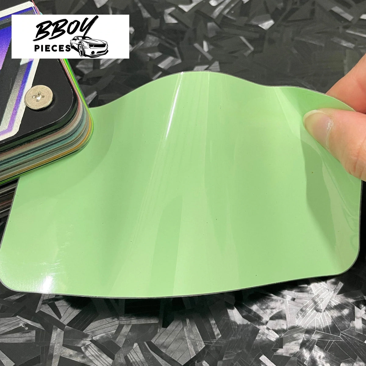 Super Gloss MINI Avacado Green - BBOY Pieces Vinyl Wrap Material (Price does NOT include installation.)