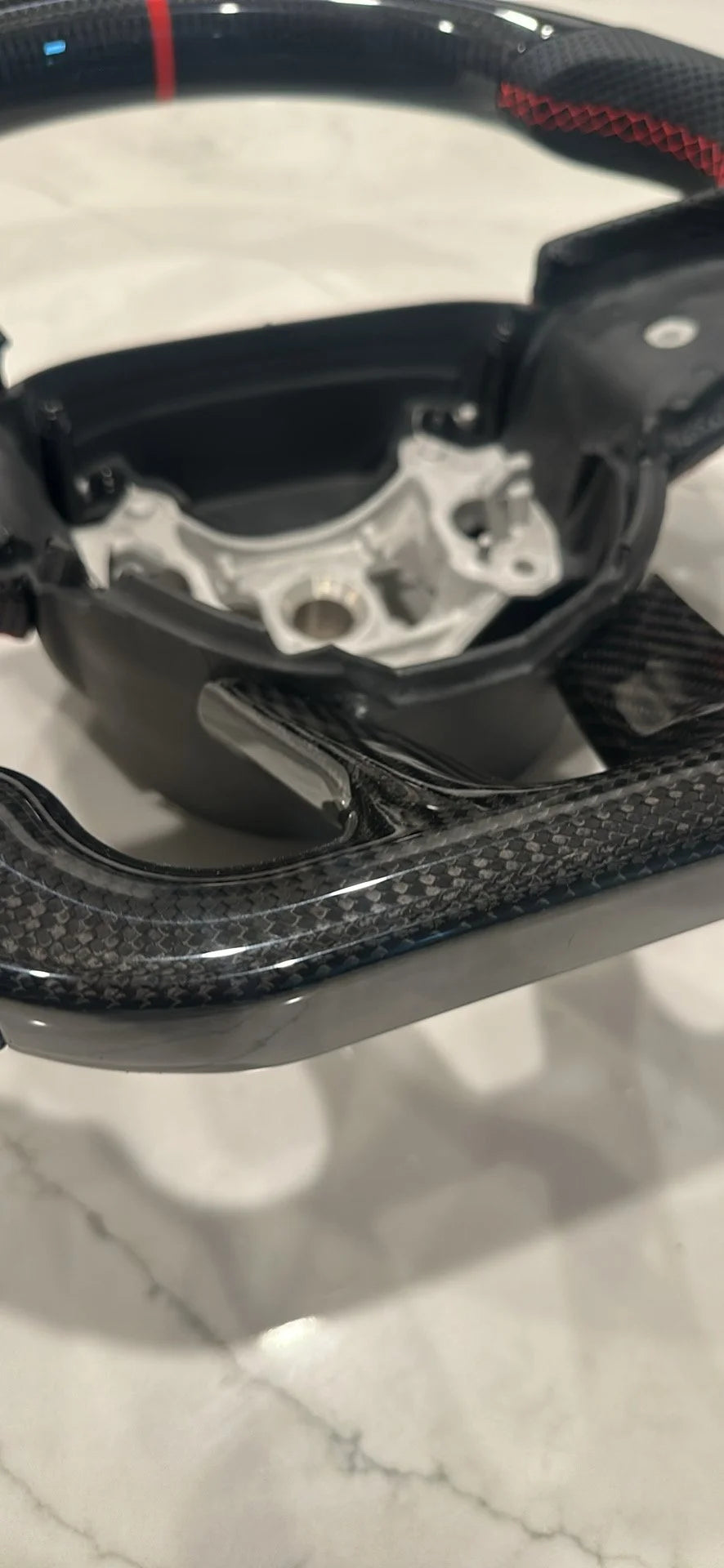 Carbon fiber steering wheel