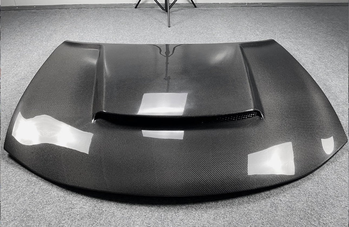 Charger demon, carbon fiber hood