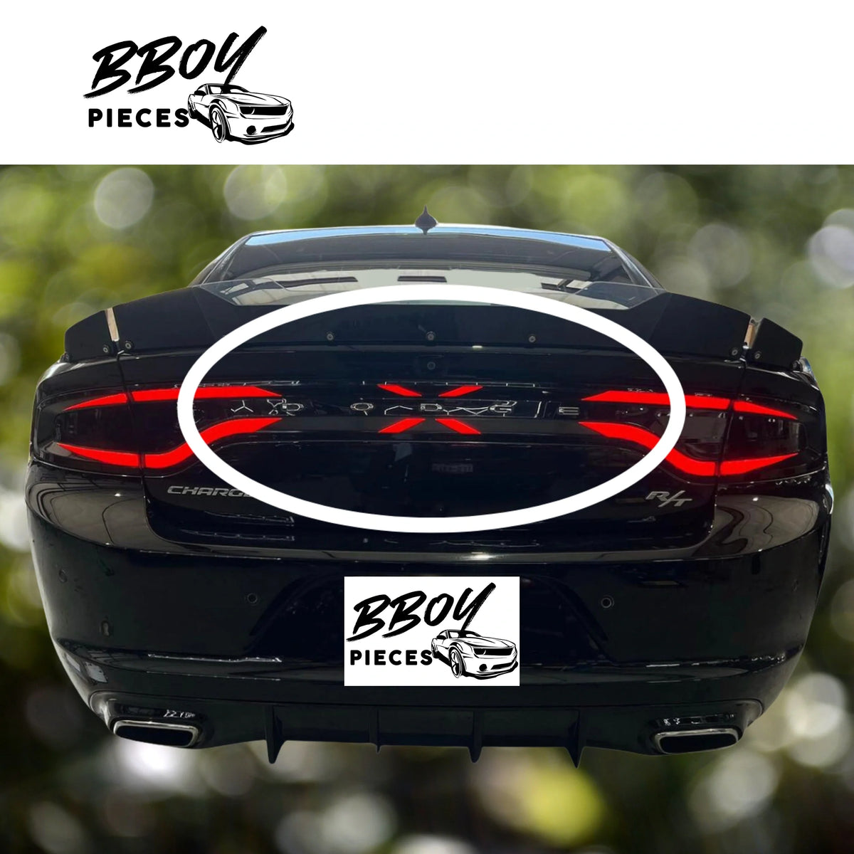 BBOY Pieces — Charger X Tint Tail light Kit 2015+