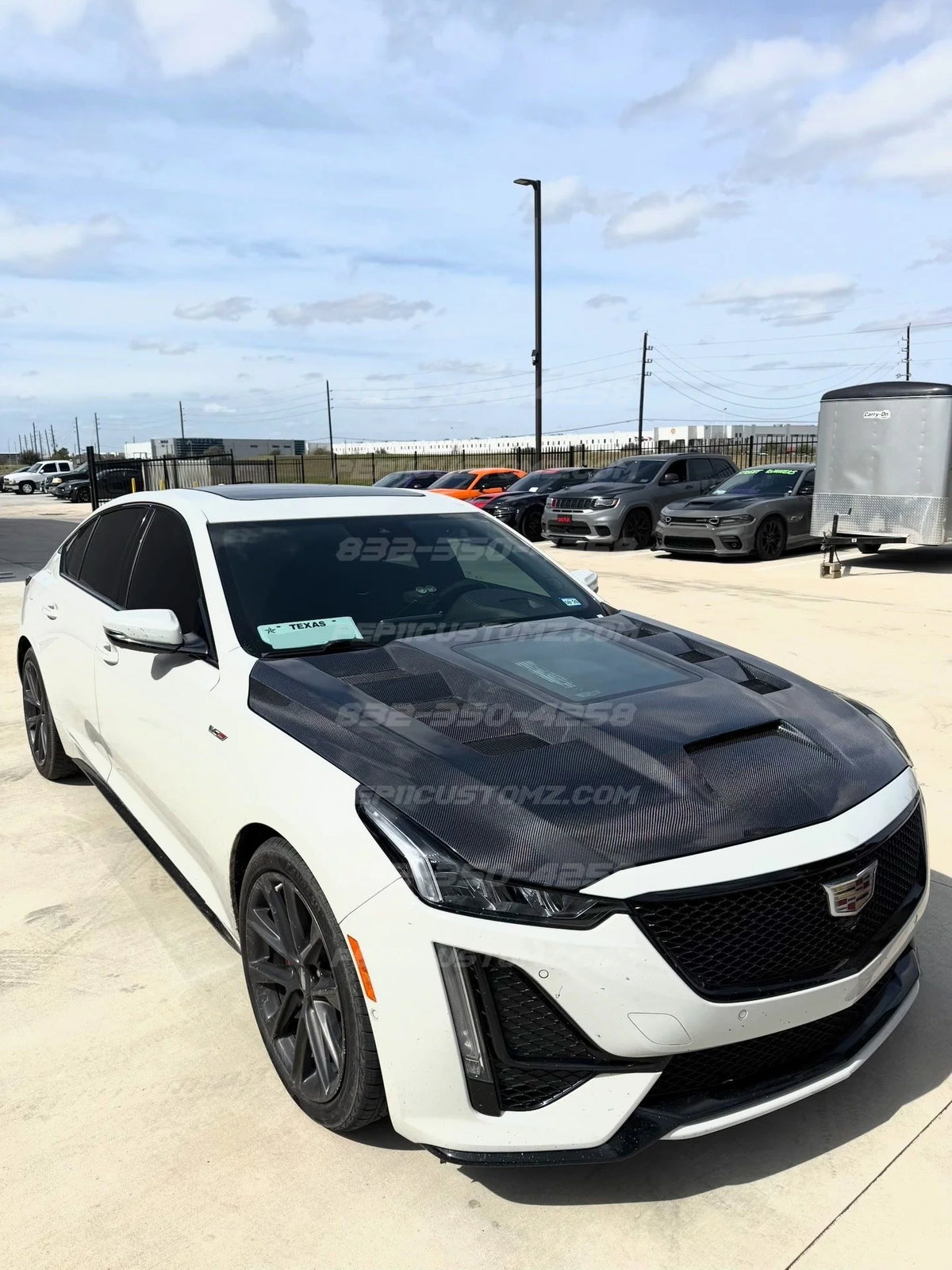 CT5 CADILLAC TERIANTOR WITH GLASS WINDOW CARBON HOOD LOCAL PICK UP ONLY (Pickup Only)