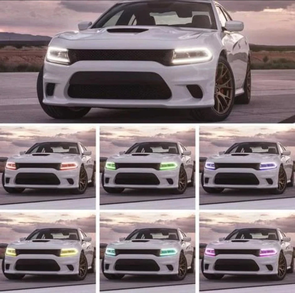 Charger RGB Solid Color Headlight Assemblies