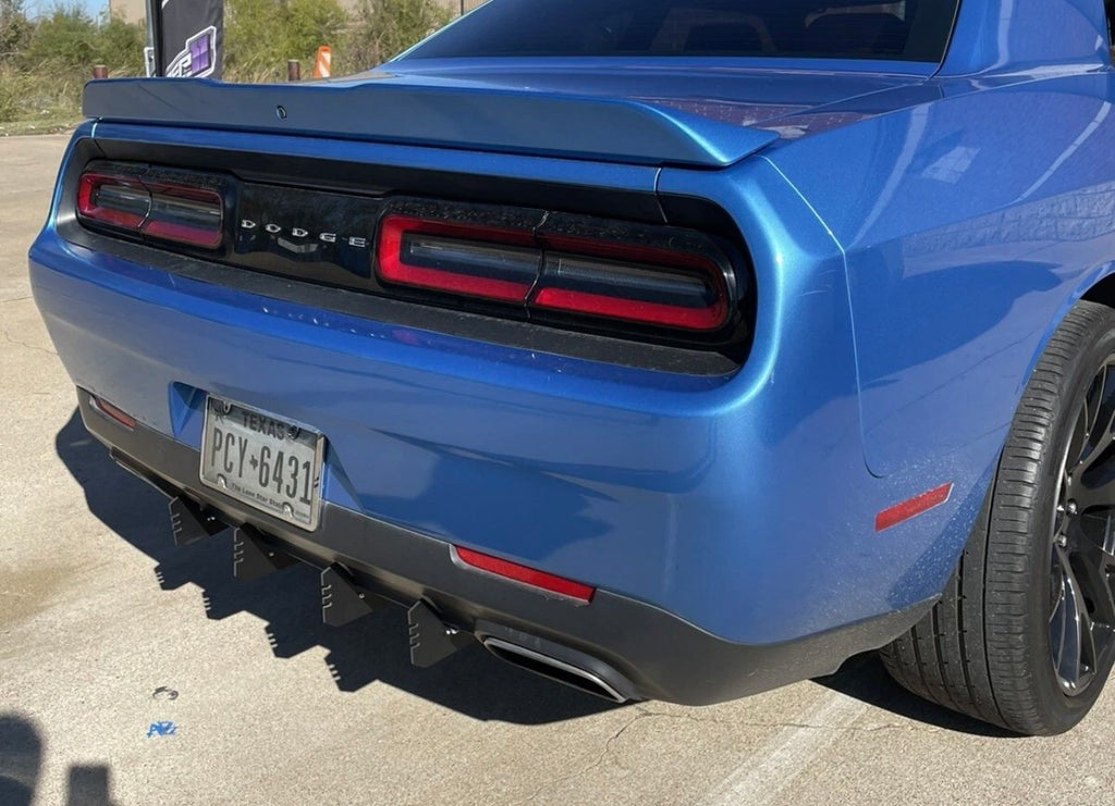 Small fin diffuser