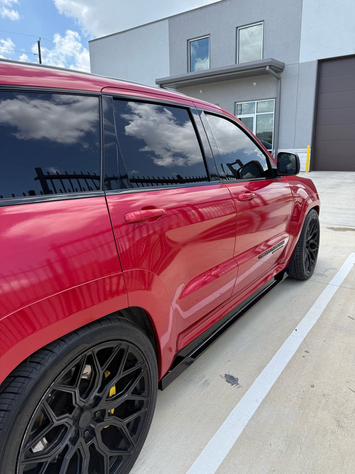 Jeep Grand Cherokee Side Skirts Gloss Black 2 Pc
