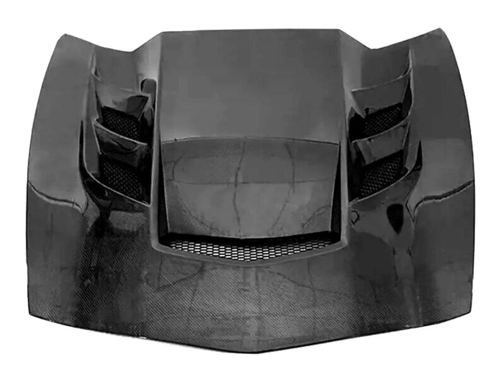 C7 real carbon fiber hood