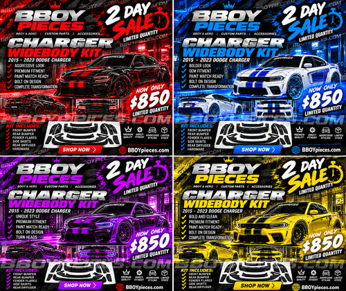 2015–2023 Dodge Charger Widebody Kit