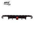 BBOY Pieces — Jeep Grand Cherokee Trackhawk / SRT 2014-22 Diffuser with LED Brake Light for – Quad Tip H Shaped Exhaust