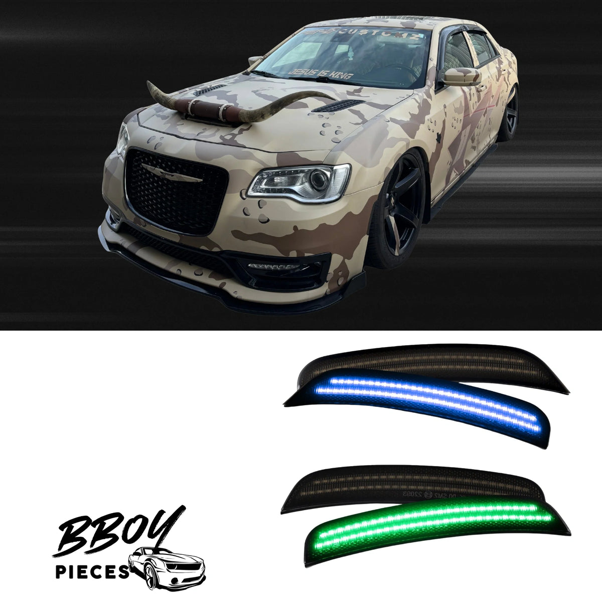 BBOY Pieces — Chrysler RGB Side Marker Reflectors