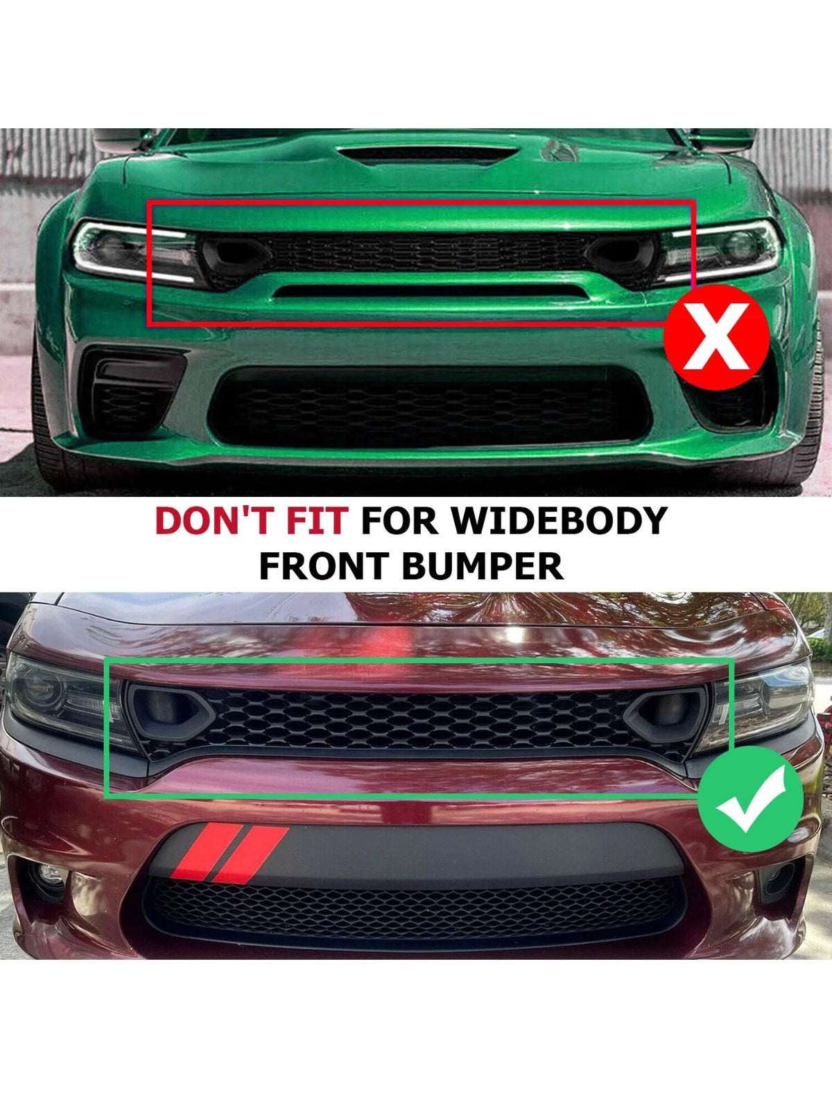 Charger Snorkel Grille Slimbody