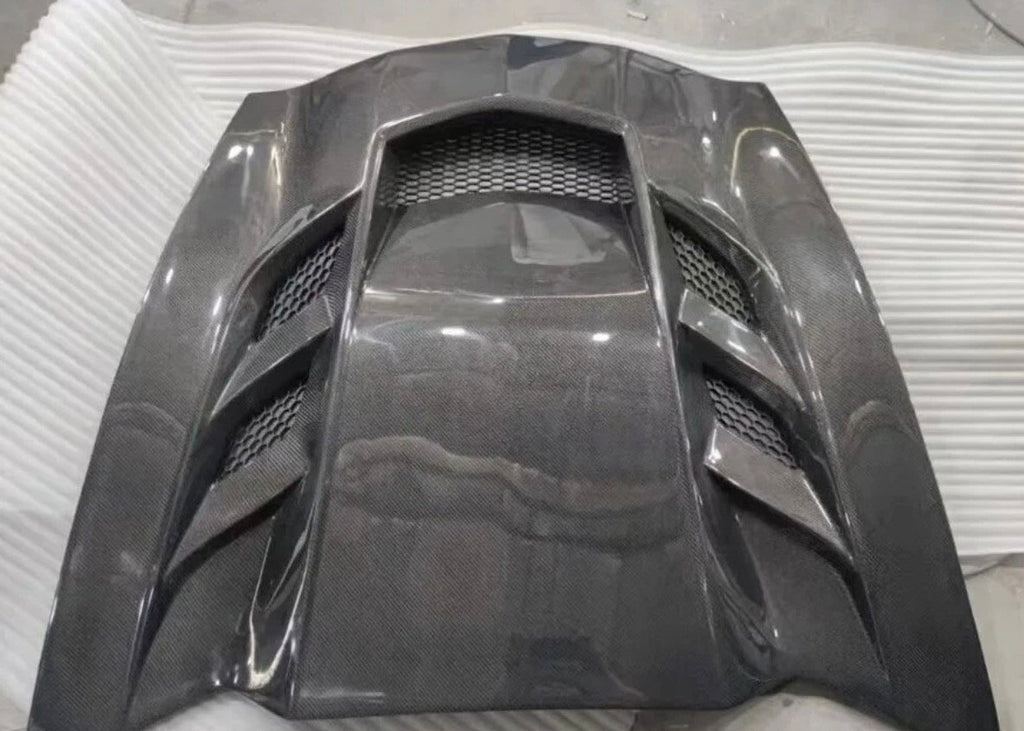 C7 real carbon fiber hood