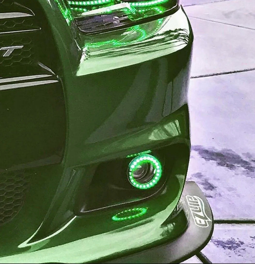 RGB flow series Bluetooth Fog Lights halo rings