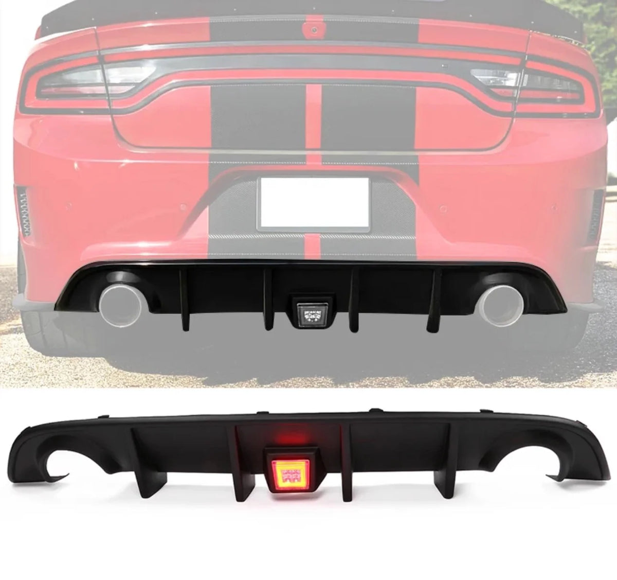 Charger Slimbody Rear Brake Light Diffuser