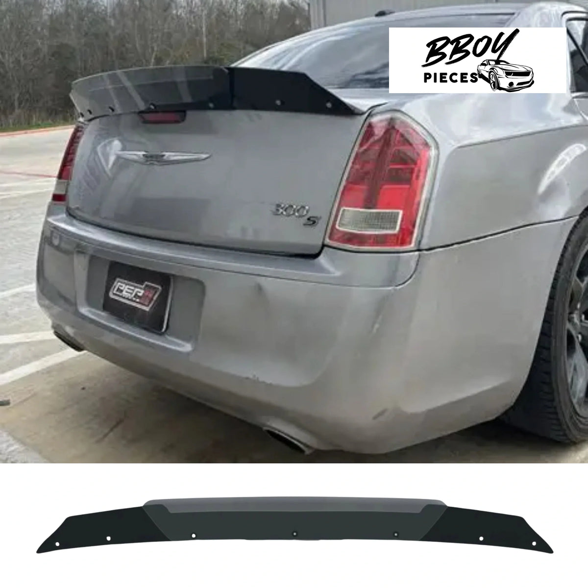BBOY Pieces — Chrysler 300 Wickerbill addon for Pre-existing Spoiler