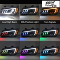 Chrysler RGB Color Change Headlights (Non Flow) Plug N Play white bulbs — BBOY Pieces