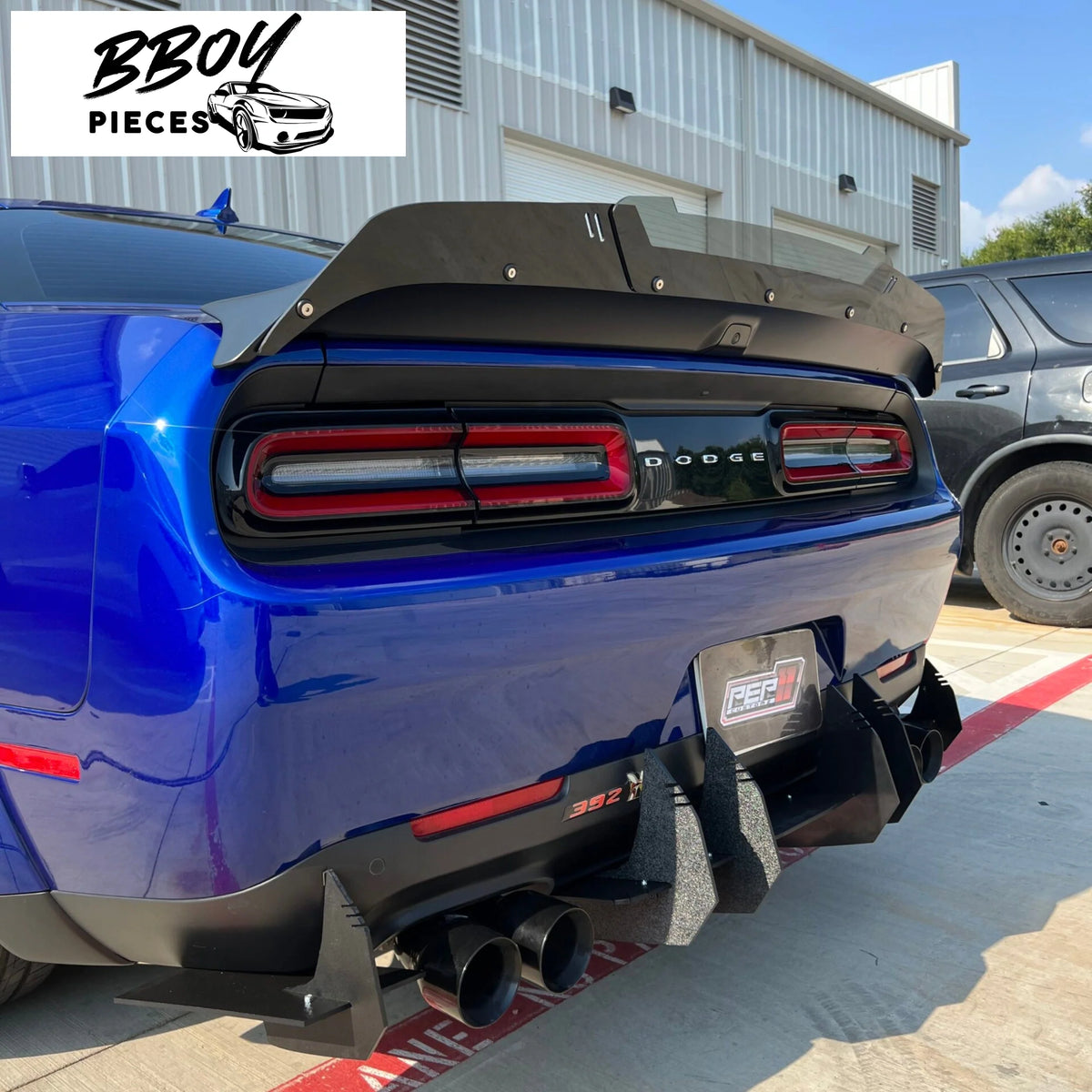 BBOY Pieces — Challenger Redeye Style Wickerbill for Pre-existing trunk spoiler