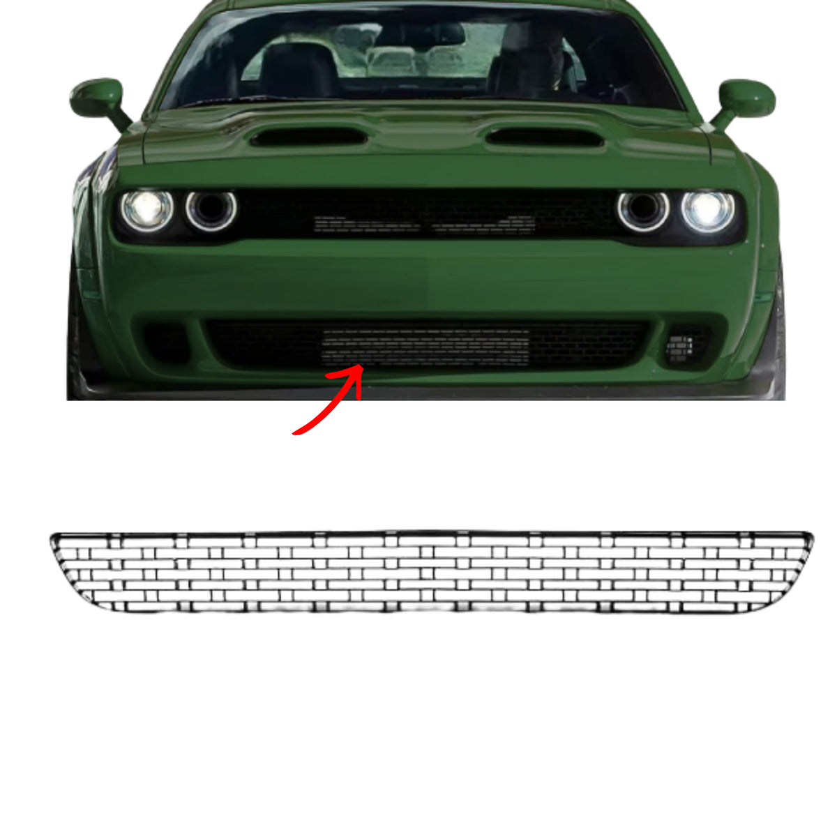 Challenger Lower Grille for Hellcat