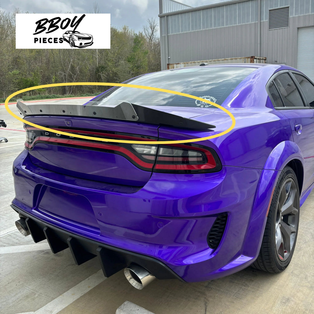 BBOY Pieces — Dodge Charger Spoiler + Wickerbill Combo