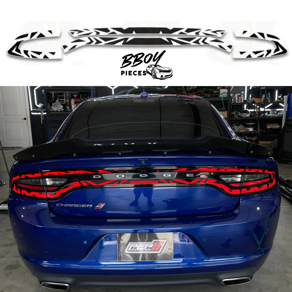 BBOY Pieces — Charger Tiger Tinted Tail light Kit 2015+
