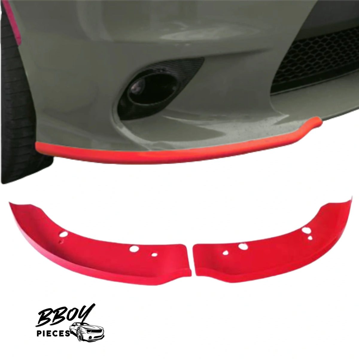 BBOY Pieces — Lip Splitter guard protectors for Charger Slimbody R/T, Scatpack bumper
