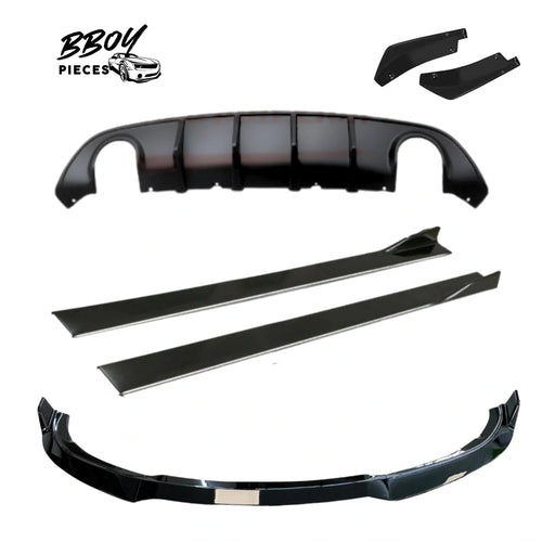 BBOY Pieces — 15-23 Dodge Charger SXT Full Kit: Front Lip, Side Skirts, Rear Diffuser, Aprons