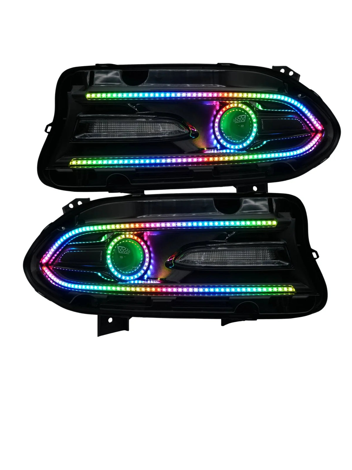 DODGE CHARGER: MULTICOLOR HEADLIGHTS (2015-2023) FLOW SERIES