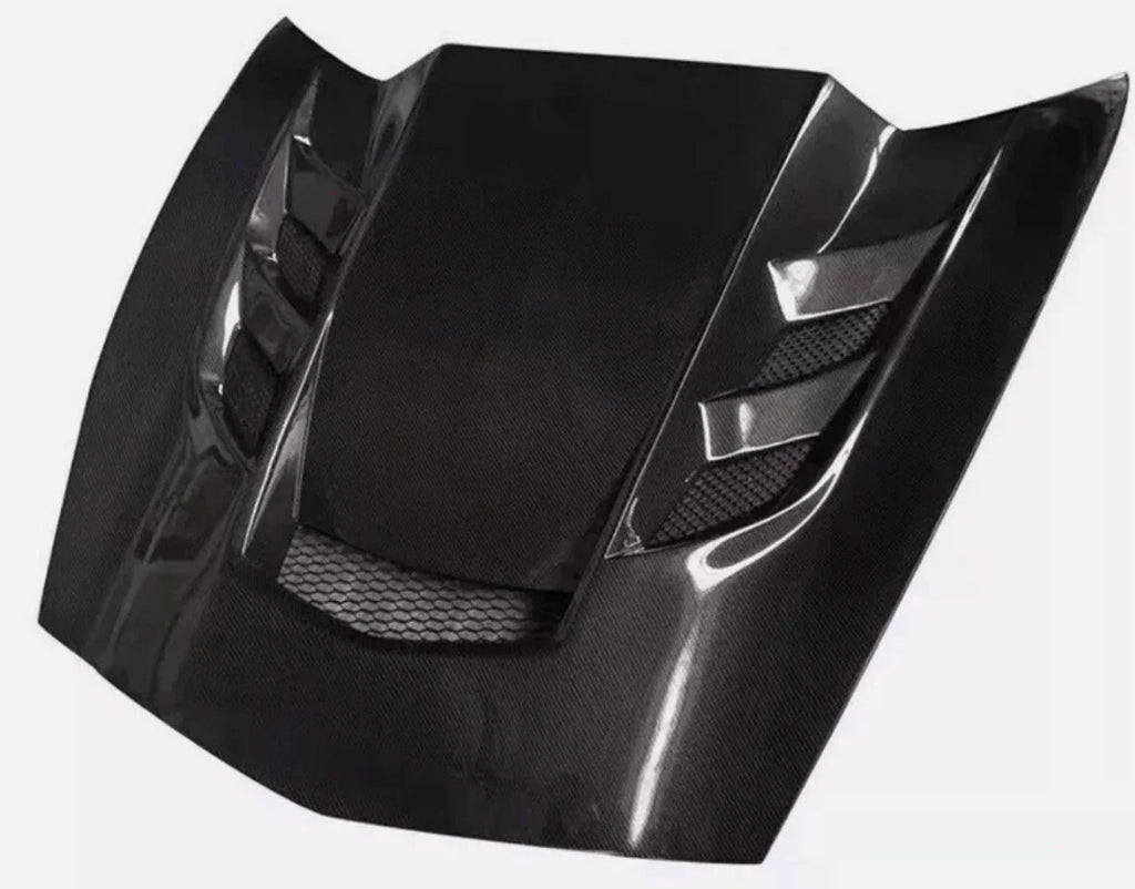 C7 real carbon fiber hood
