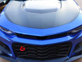 Fits 16-24 Chevrolet Camaro Front Bumper Hood ZL1 Style Aluminum Unpainted Guard