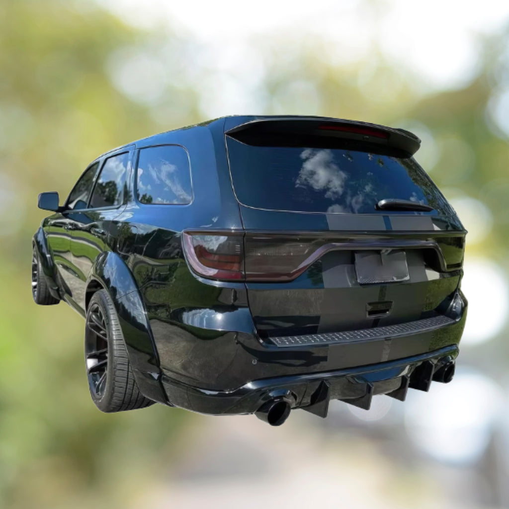 Durango Rear Diffuser Gloss Black (fits tow hitch)