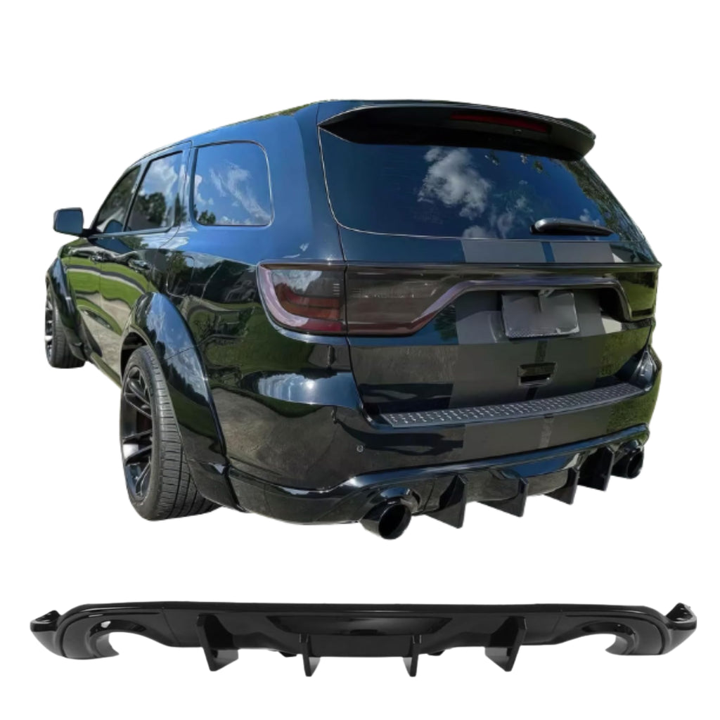 Durango Rear Diffuser Gloss Black (fits tow hitch)