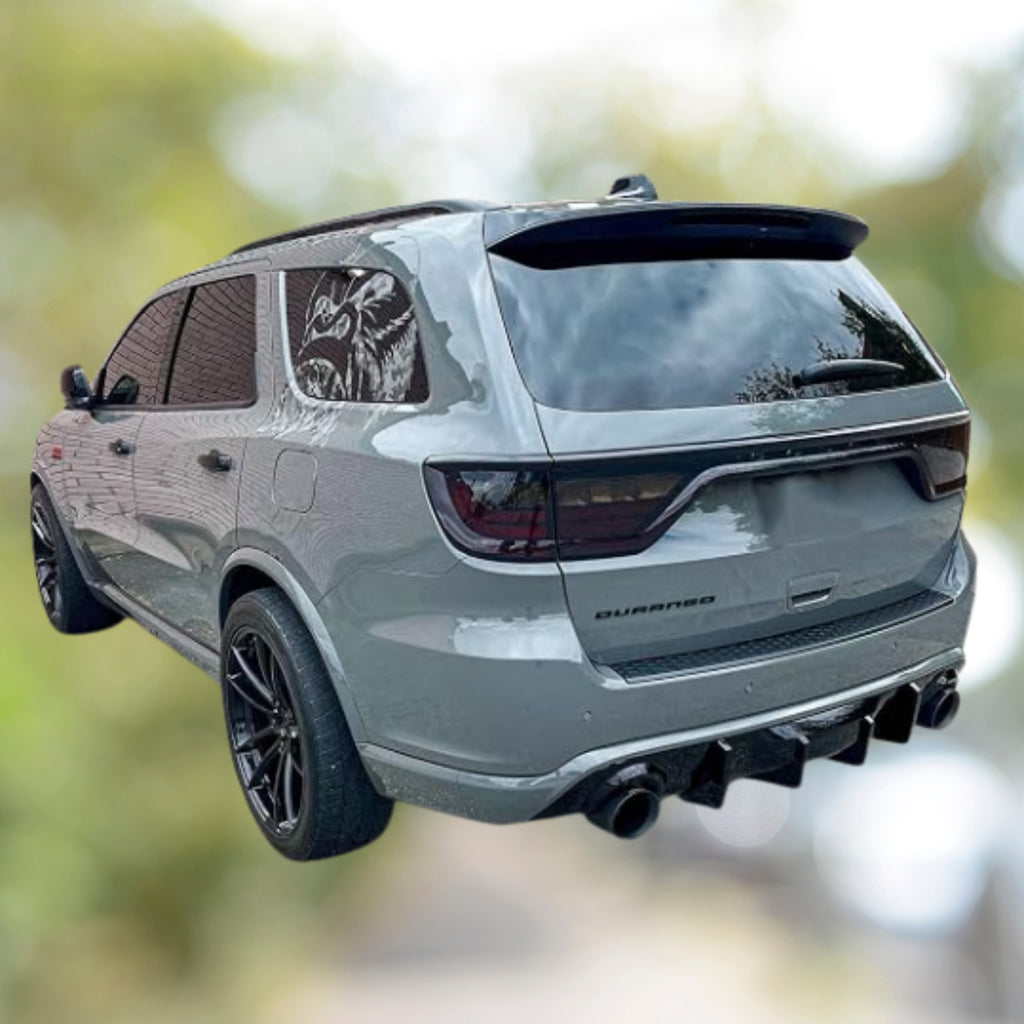 Durango Rear Diffuser Gloss Black (fits tow hitch)