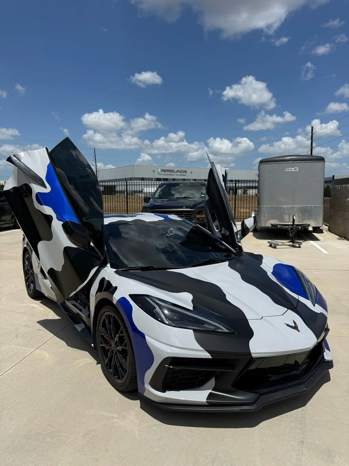 2020-2027 Chevrolet Corvette C8 Stingray Vertical Door Kit Lambo Door