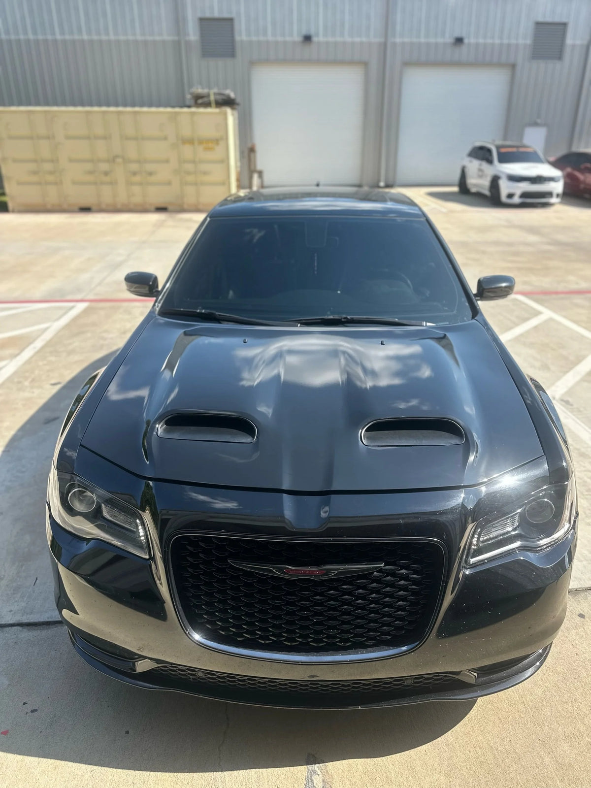 Chrysler 300 Redeye Style 2 Scoop Aluminum Hood 2011+ (Pickup Only)