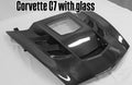 Chevrolet c7 with glass carbon hood