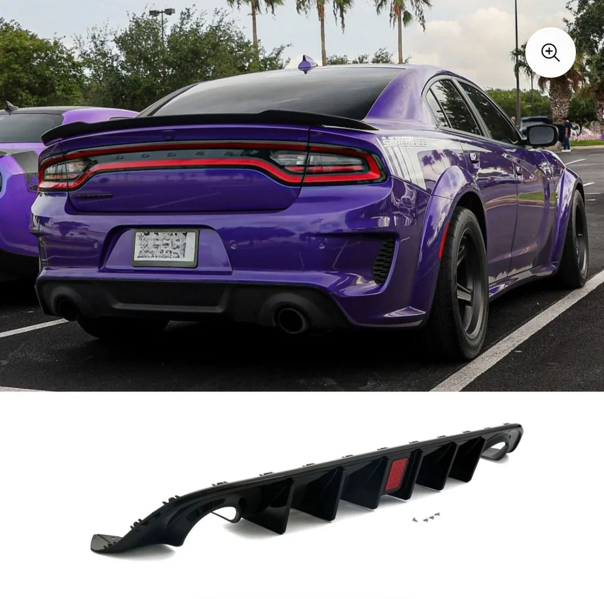 Charger Widebody Rear Brake Light Diffuser