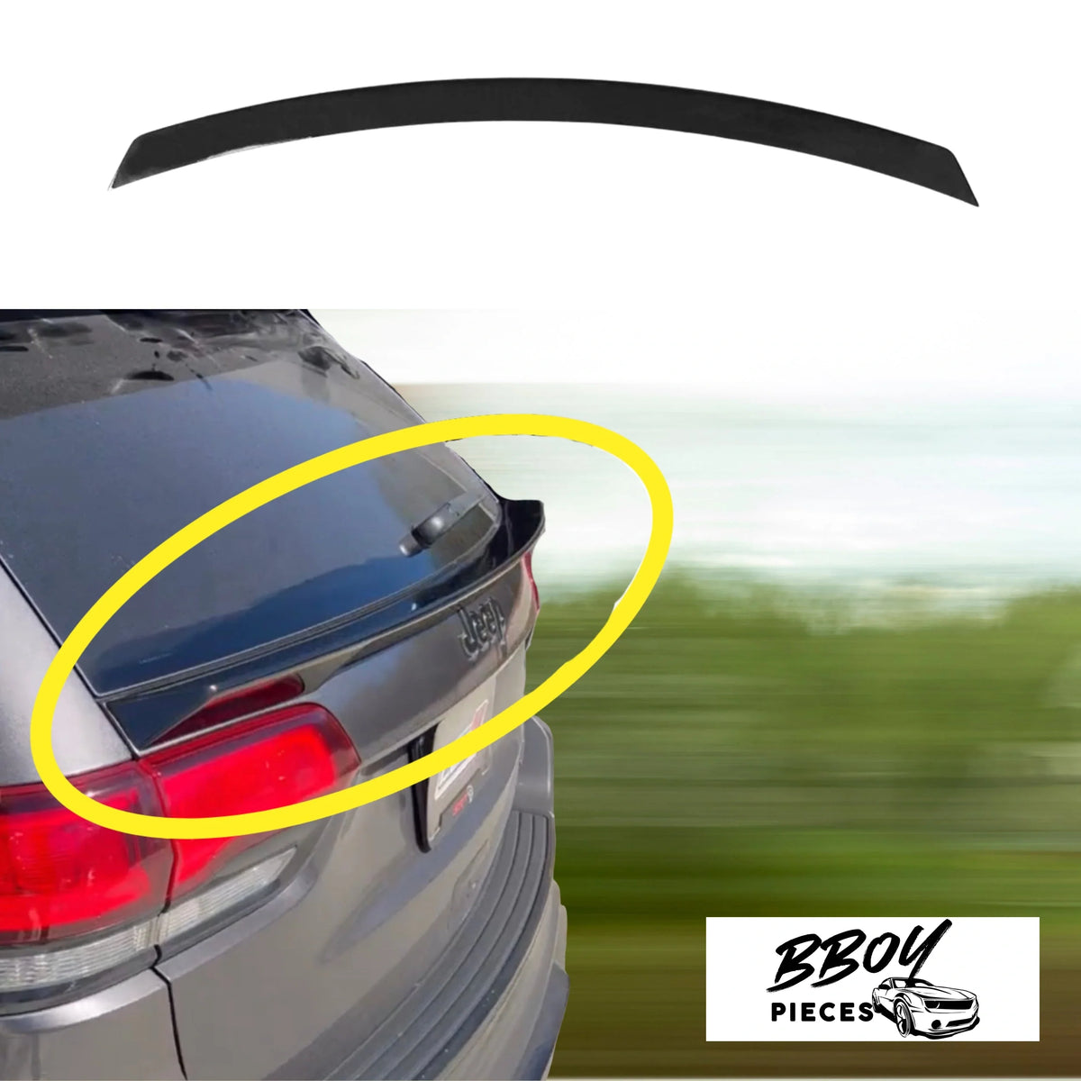 BBOY Pieces — Jeep Grand Cherokee Mid Spoiler