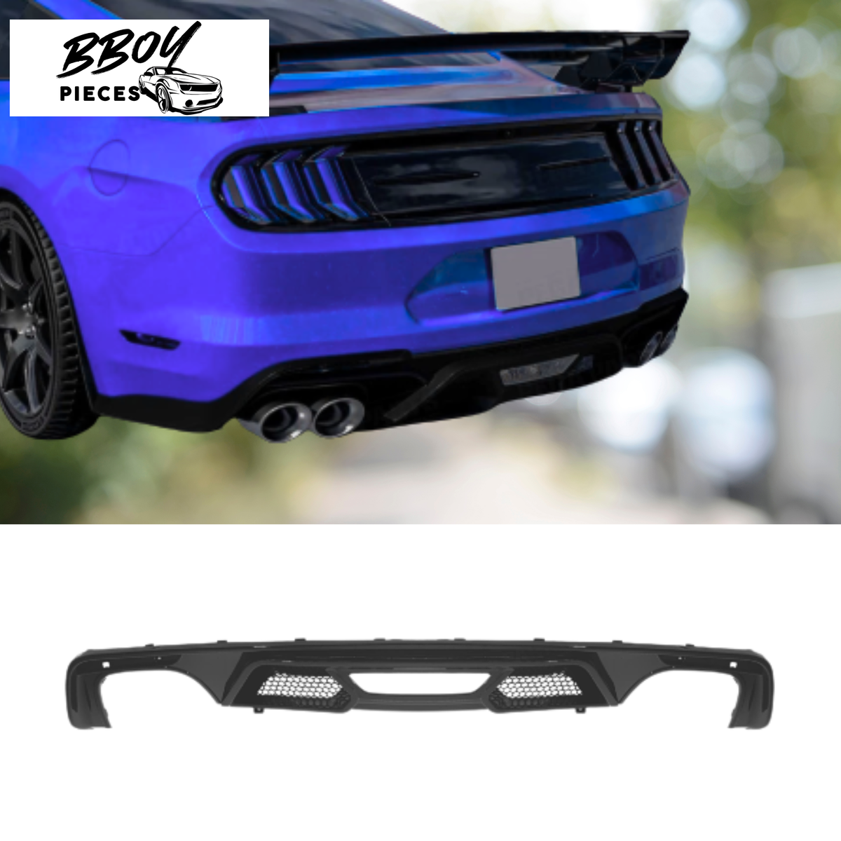 Mustang Rear Diffuser 2015+ — BBOY Pieces