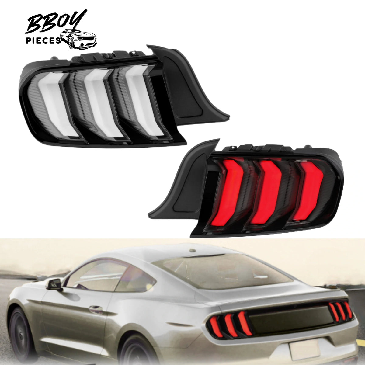 BBOY Pieces — Mustang Euro Tail lights 2015-2023