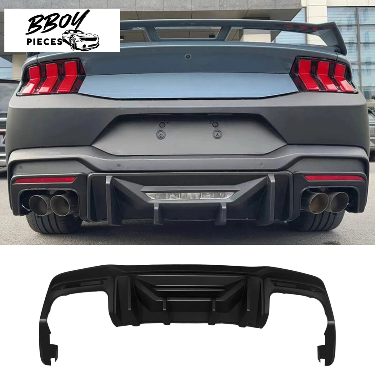 BBOY Pieces — Mustang Rear Diffuser 2024-25