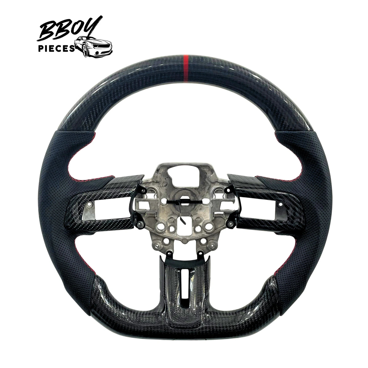 BBOY Pieces — Mustang 2015-17 LED Carbon Fiber Steering Wheel
