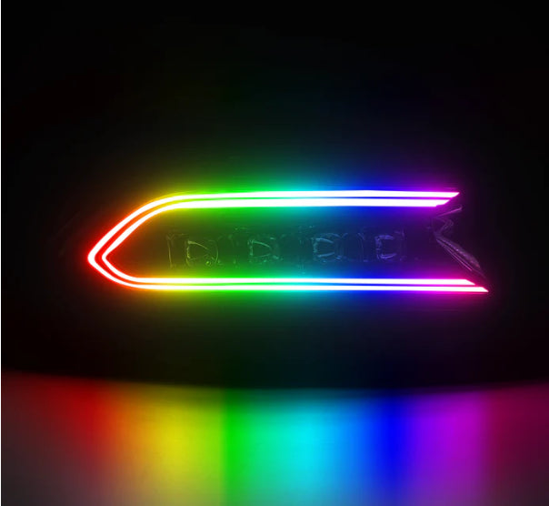 Dodge Charger: V3 RGB Multicolor Flow Series NOVA Headlights + Demon Eyes (2015–2023)