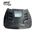 BBOY Pieces — Mustang Carbon Fiber Viper / Terminator Style Hood With Glass (Pickup Only)