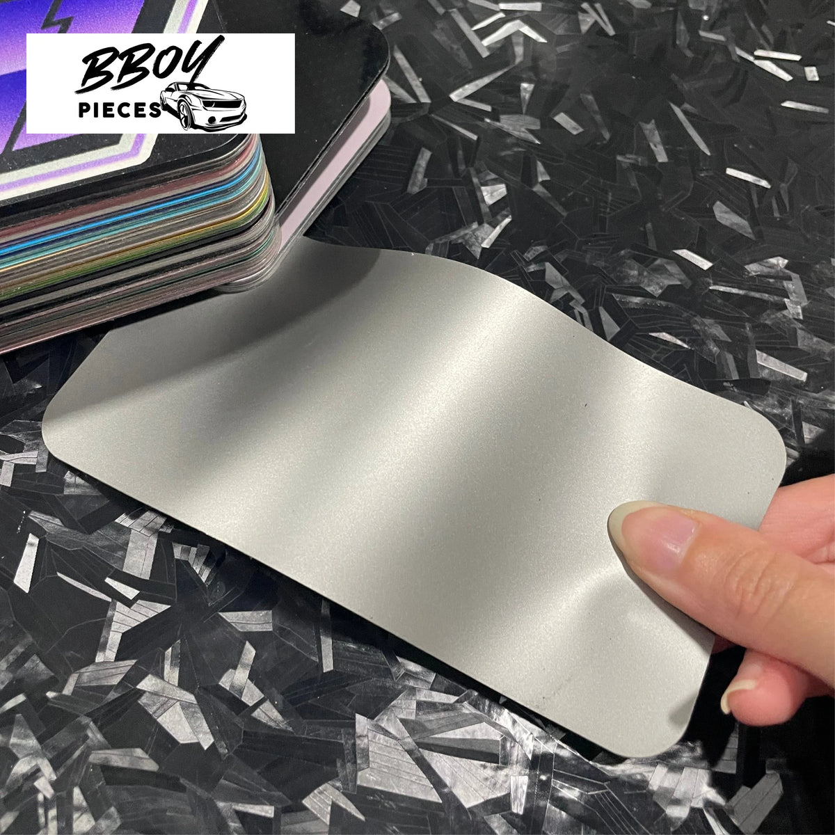 Matte Dark Silver - BBOY Pieces Vinyl Wrap Material (Price does NOT include installation.)