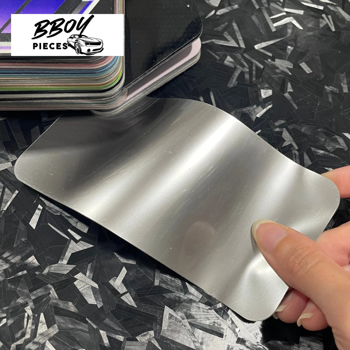 Matte Dark Silver - BBOY Pieces Vinyl Wrap Material (Price does NOT include installation.)